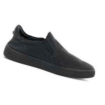 Men's Ecco Street Tray Retro Slip-on Casual Shoes Black | SG 499ILH